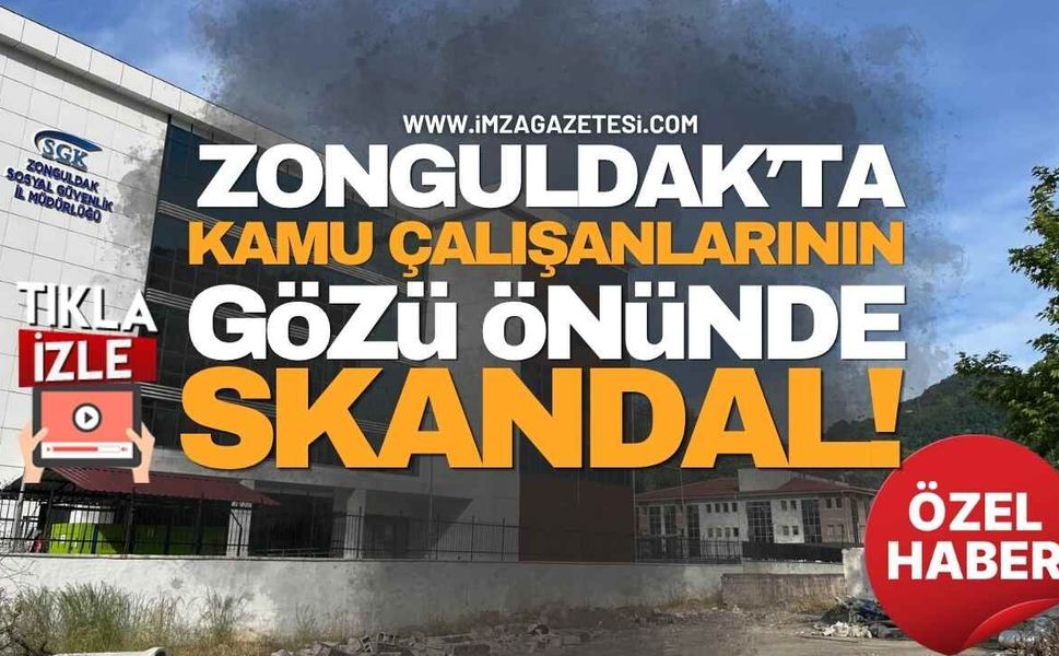 Zonguldak’ta Kamu Çalışanlarının Gözlerinin Önünde Skandal!