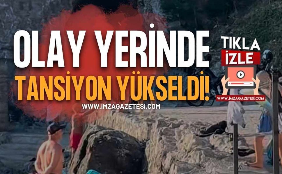 Polis ile Alkol Aldığı İddia Edilen Kişi Arasında Tartışma!
