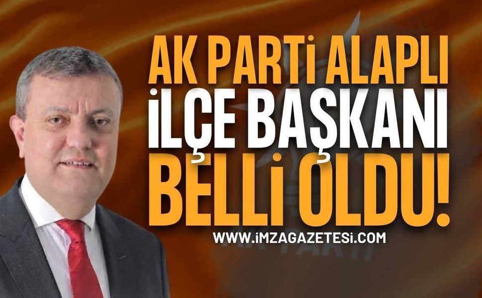 AK Parti Alaplı İlçe Başkanı Belli Oldu: Birol Şahin Dönemi Resmen Başladı!