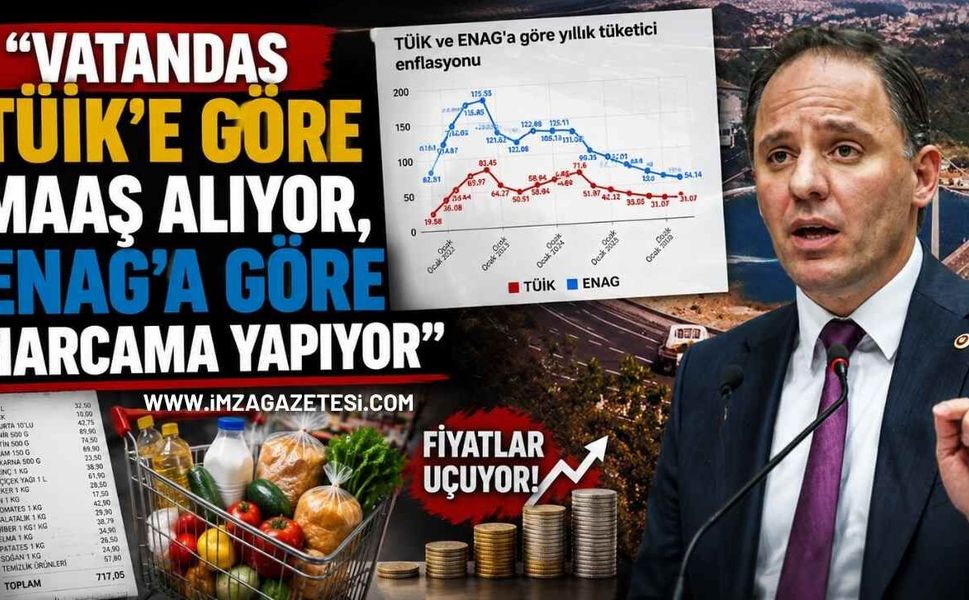 Deniz Yavuzyılmaz: “Vatandaş TÜİK’e göre maaş alıyor, ENAG’a göre harcama yapıyor”