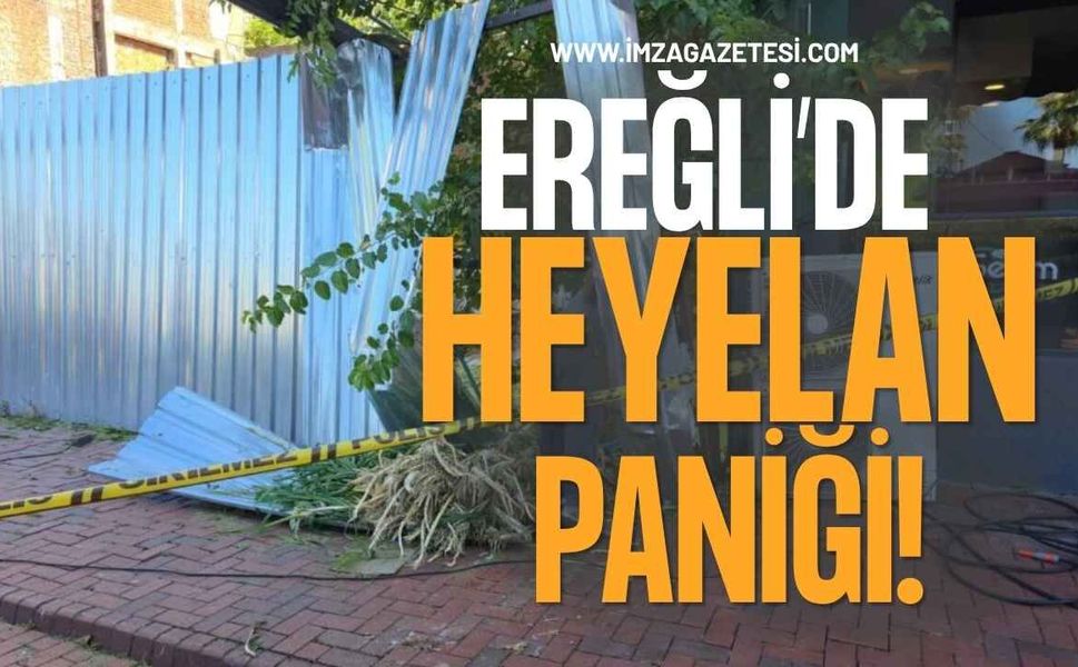 Ereğli'de Heyelan Paniği!