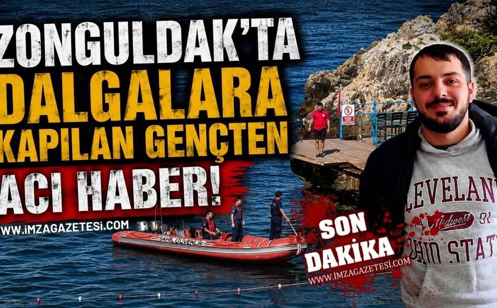 Zonguldak'ta Dalgalara Kapılan Gençten Acı Haber!