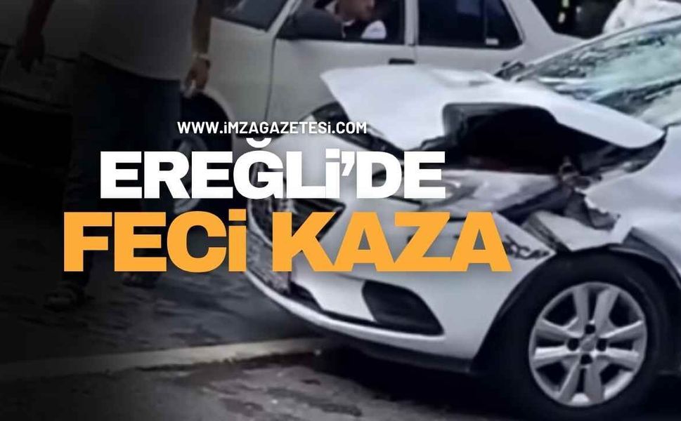 Ereğli'de Feci Kaza!