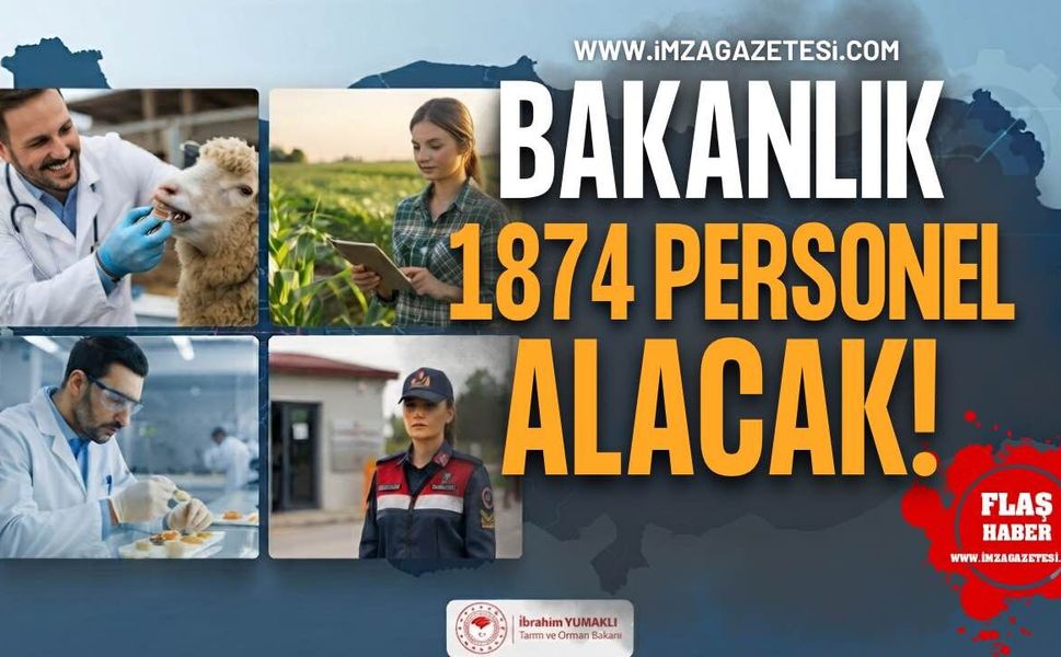 Tarım ve Orman Bakanlığı’ndan 1.874 Sözleşmeli Personel Alımı!