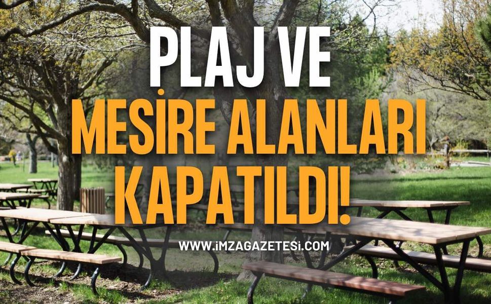 Ereğli'de ​Plaj ve Mesire Alanlarına Geçici Kapatma Kararı