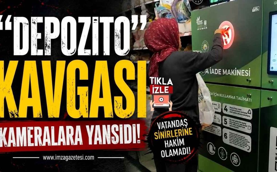 "Depozito" Kavgası Kameralara Yansıdı!