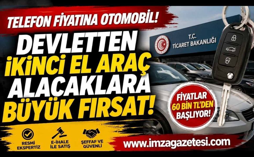 Telefon Fiyatına Otomobil! Devletten İkinci El Araç Alacaklara Büyük Fırsat!