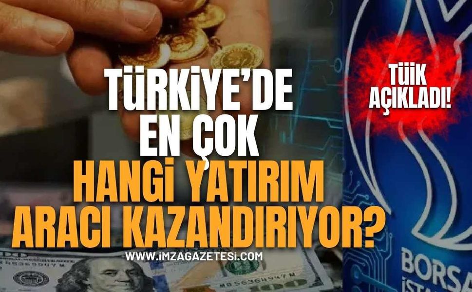 Türkiye'de en çok hangi yatırım aracı kazandırıyor? TÜİK açıkladı!