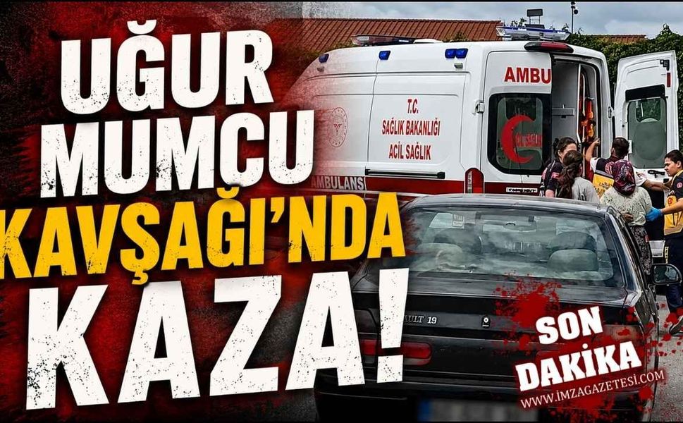 Uğur Mumcu Kavşağı'nda Kaza!