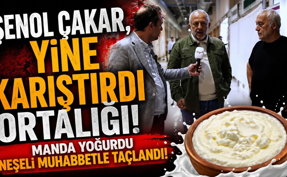 Şenol Çakar, Karıştırdı Ortalığı! Manda Yoğurdu Neşeli Muhabbetle Taçlandı!