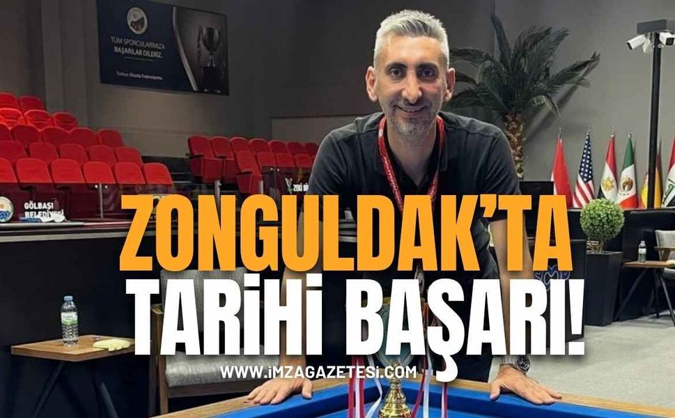Bilardo Alanında Zonguldak'ta Bir İlk! BEUN Öğrencisi Emre Üstündağ'dan Tarihi Başarı!