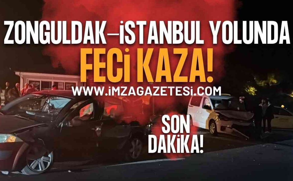 Zonguldak İstanbul Yolunda Feci Kaza: Yaralılar Var