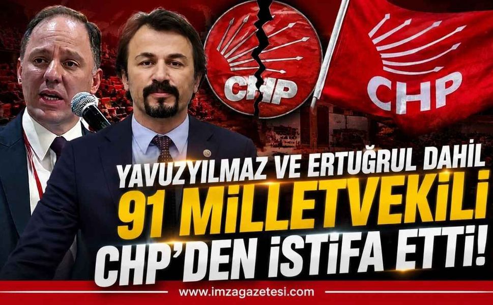Zonguldak Milletvekilleri Deniz Yavuzyılmaz ve Eylem Ertuğrul Dahil 91 Milletvekili CHP'den İstifa Etti!