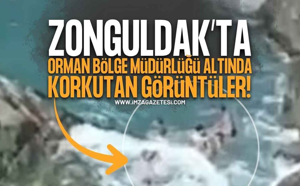Zonguldak Orman Bölge Müdürlüğü Altında Tehlikeli Görüntüler!