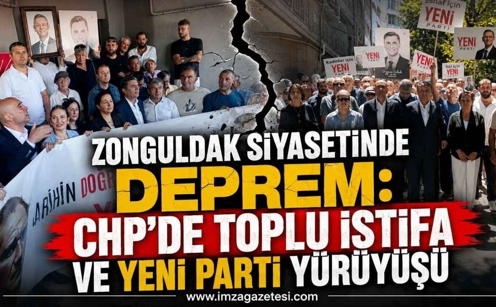 Zonguldak Siyasetinde Deprem: CHP'de Toplu İstifa ve Yeni Parti Yürüyüşü