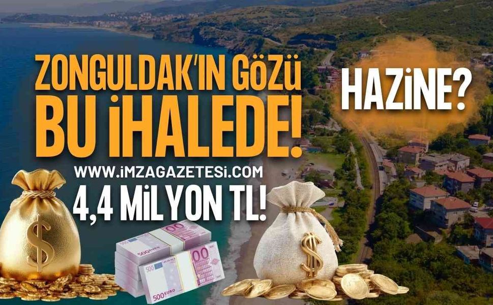 Zonguldak'ın Gözü Bu İhalede: Kilimli'de 4,4 Milyon TL'lik Arazi Satışa Çıkıyor! Dikkat Çeken 'Maden' Detayı