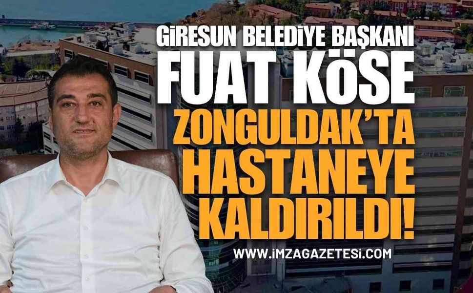 Zonguldak'ta Düğüne Gelen Giresun Belediye Başkanı Fuat Köse Hastaneye Kaldırıldı