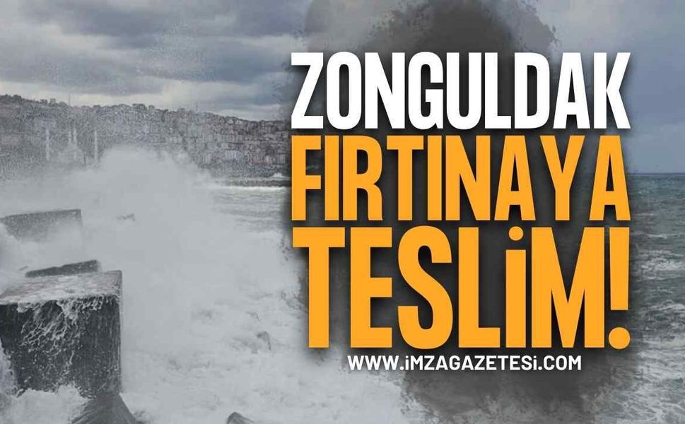 Zonguldak’ta Uyarılar Gerçek Oldu: Şiddetli Yağış ve Fırtına Kenti Esir Aldı!