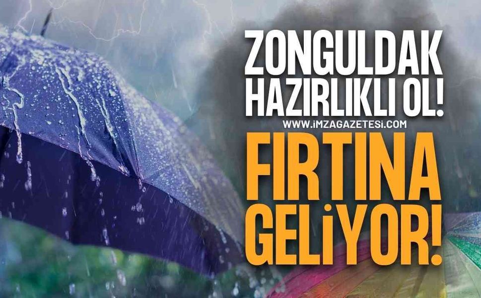 Zonguldak'ta Yağmur Bekleniyor: Fırtına Tehlikesi Var!