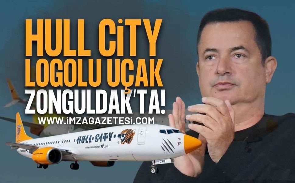 Acun Ilıcalı'ya Ait Hull City Logolu Uçak Zonguldak'ta!