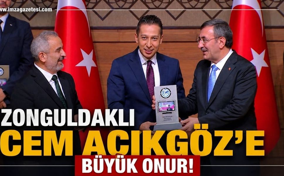 Zonguldaklı Cem Açıkgöz’e Büyük Onur!
