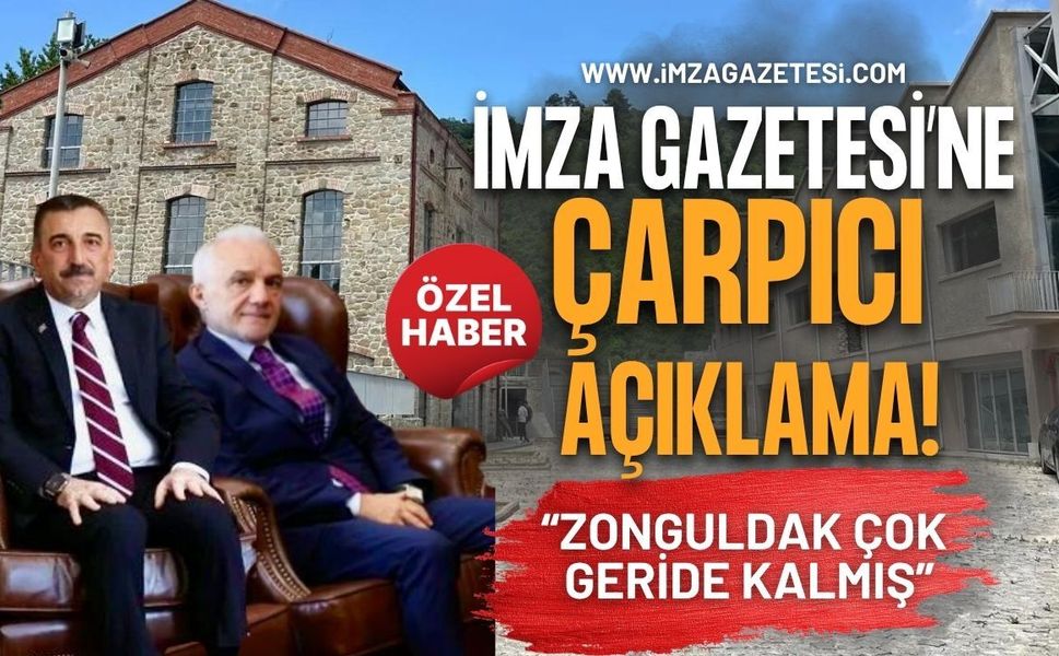Vali Hacıbektaşoğlu'ndan İmza Gazetesi'ne Çarpıcı Açıklama! Zonguldak Çok Geride Kalmış!