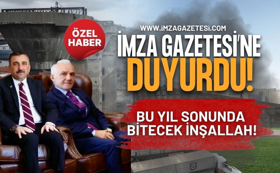 Zonguldak Valisi İmza Gazetesi’nden Duyurdu! Lavuar Projesi Bu Yıl Sonunda Bitecek İnşallah!