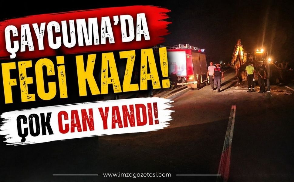 Çaycuma'da Feci Kaza! Çok Can Yandı