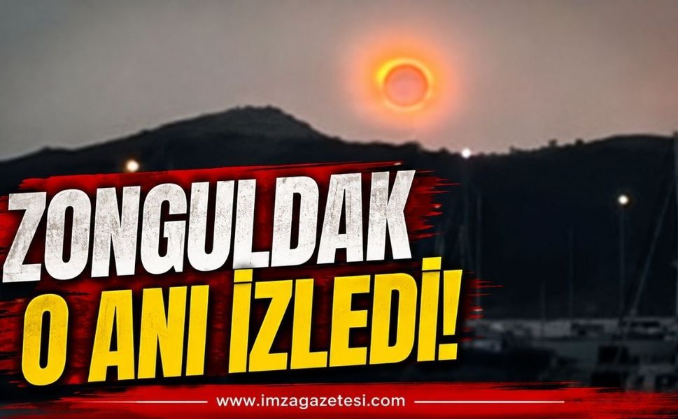 Zonguldak O Anı İzledi! Güneş Tutulması Büyüledi