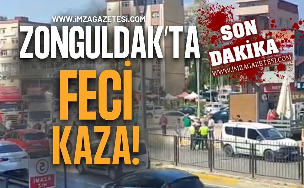 Zonguldak’ta Karşıya Geçmek İsteyen Kadına Otomobil Çarptı!