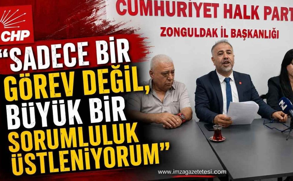 Zonguldak CHP'de Olcay Can Dönemi Başladı: "Sadece Bir Görev Değil, Büyük Bir Sorumluluk Üstleniyorum"