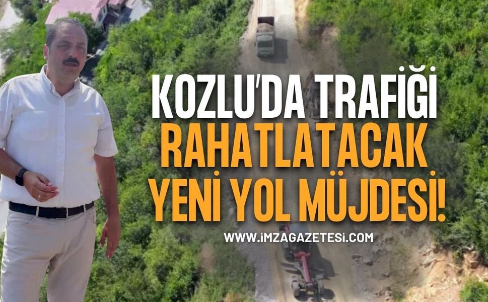 Dökmeci'den Kozlu’da Trafiği Rahatlatacak Yeni Yol Müjdesi