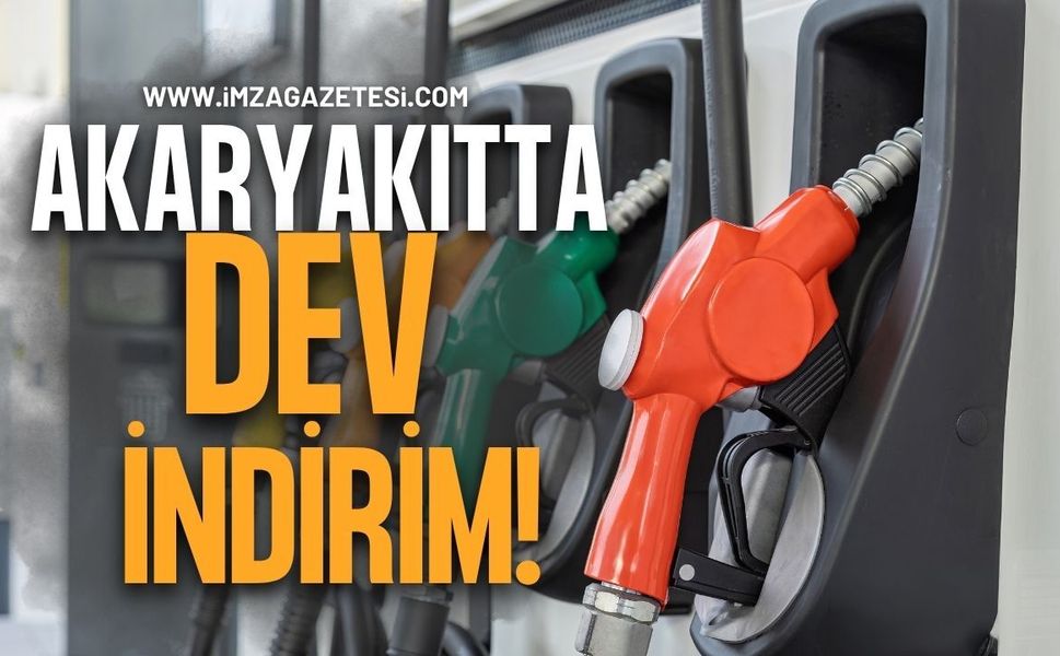 Akaryakıtta Dev İndirim!