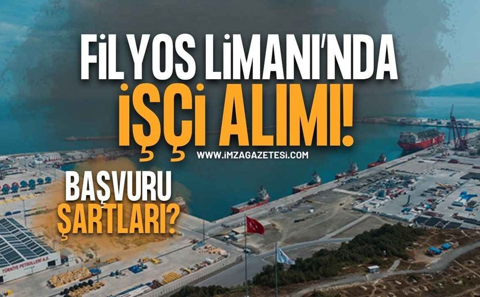 Filyos Limanı'nda Dev İstihdam: AVS Catering Services Çok Sayıda Personel Alacak!