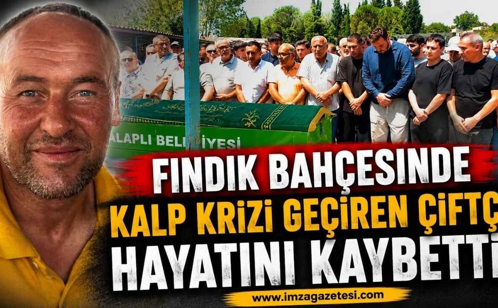 Fındık Bahçesinde Kalp Krizi Geçiren Çiftçi Hayatını Kaybetti!
