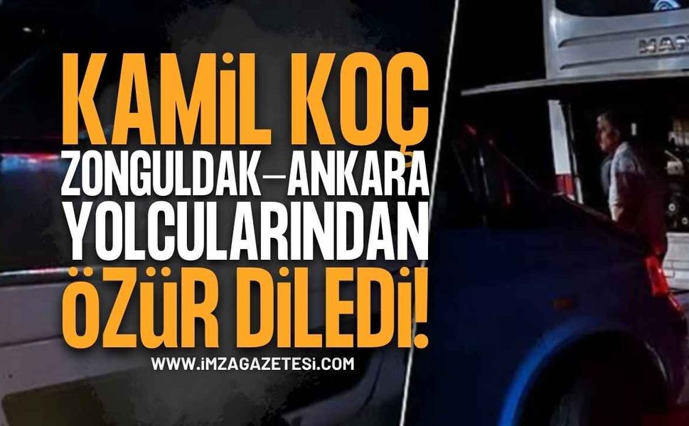 Kâmil Koç'tan Zonguldak-Ankara Seferindeki Mağdur Yolculara Bilet İadesi