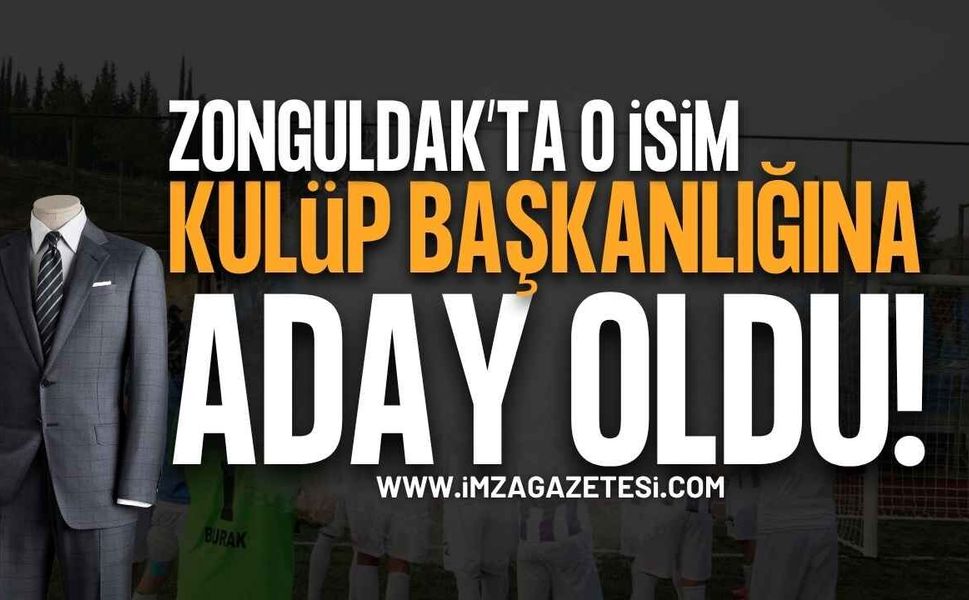 Kdz. Ereğli Belediyespor’da Taner Demirbaş Başkanlığa Aday Oldu!
