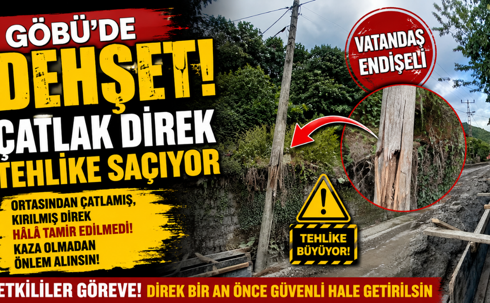 Göbü’de İhmal İddiası: Çatlak Direk Hâlâ Yerinde!