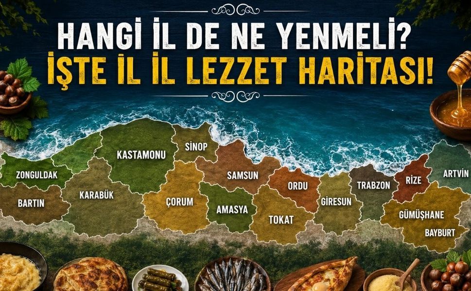 Hangi İlde Ne Yenmeli? İşte İl İl Lezzet Haritası!