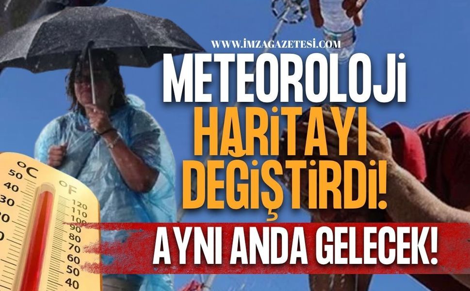 Meteoroloji Haritayı Değiştirdi! Sıcak Hava ve Sağanak Aynı Anda Geliyor!