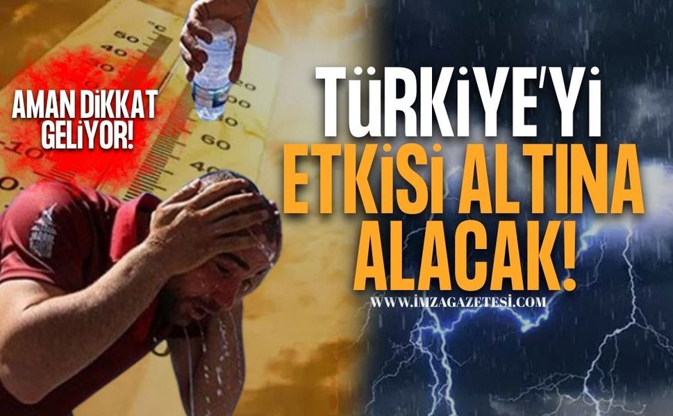 Türkiye İki Farklı Havanın Etkisinde Kalacak! Aman Dikkat Geliyor!