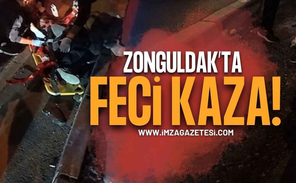 Zonguldak Ereğli'de Korkutan Kaza: Yolun Karşısına Geçmek İsteyen Yayaya Motosiklet Çarptı!