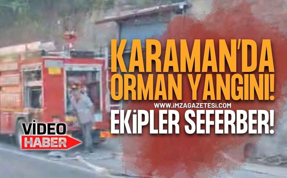 Zonguldak Karaman'da Korkutan Orman Yangını: Ekipler Olay Yerinde!