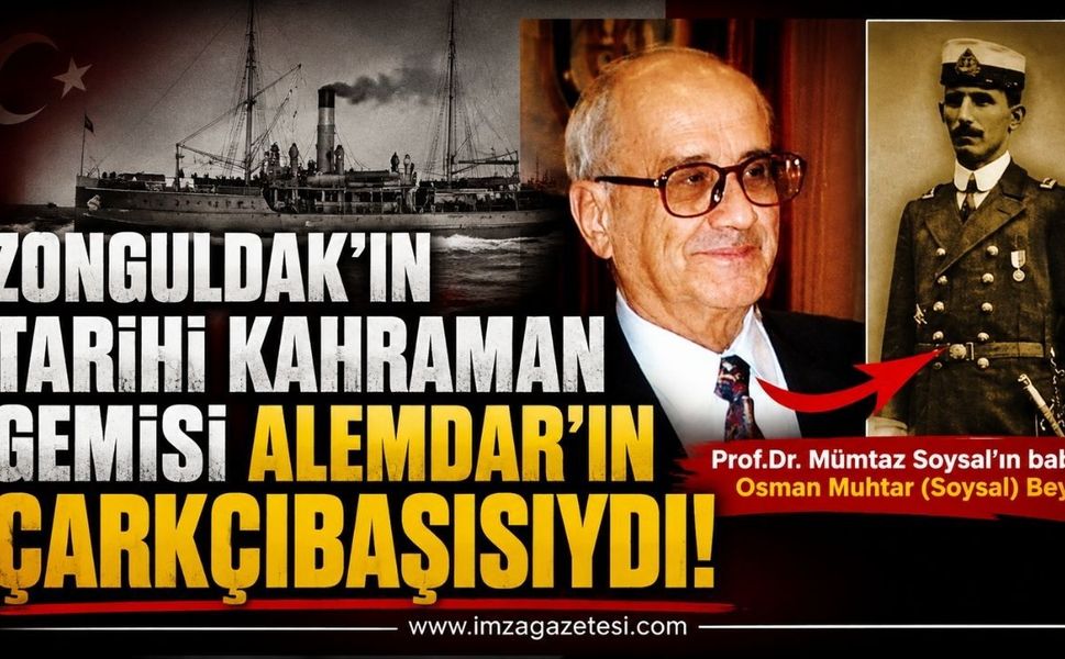 Zonguldak’ın Tarihi Kahraman Gemisi Alemdar’ın Çarkçıbaşısıydı