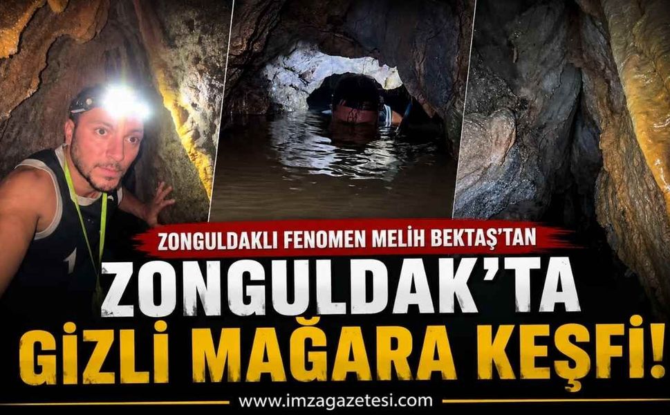 Zonguldaklı Fenomen Melih Bektaş'tan Zonguldak'ta Gizli Mağara Keşfi!