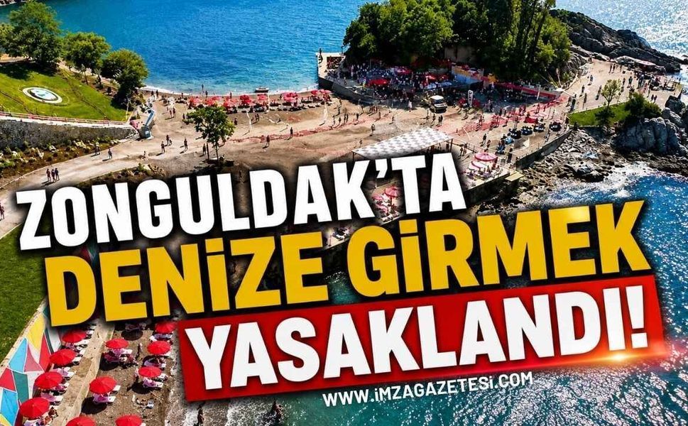 Zonguldak'ta Denize Girişlere Yine, Yeni Yasak!