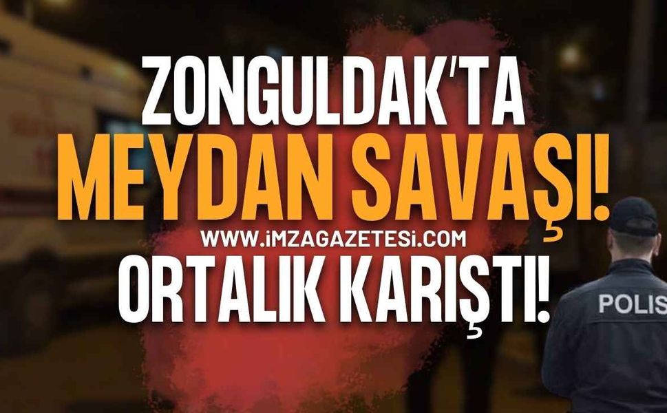Zonguldak'ta Meydan Savaşı Çıktı: İki Grup Arasında Kavga!
