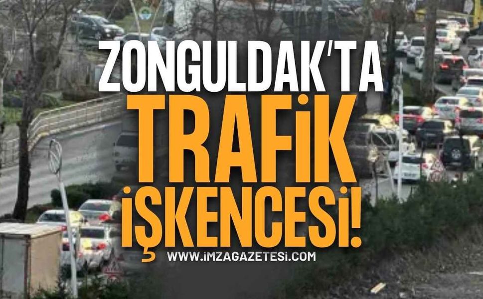 Zonguldak'ta Trafik Çilesi Vatandaşı Bezdirdi!