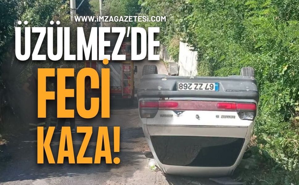 Üzülmez’de Feci Kaza!