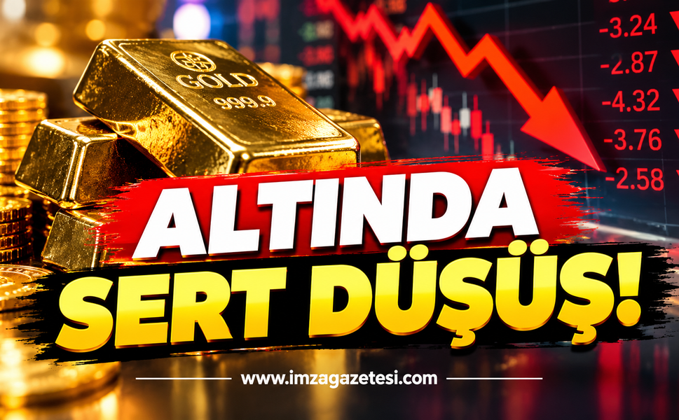 Altında Sert Düşüş!